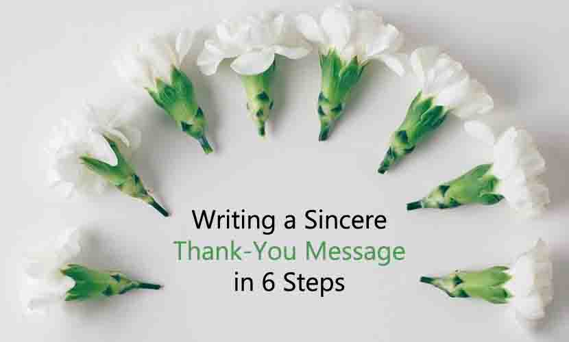 Sincere Thank-You Message